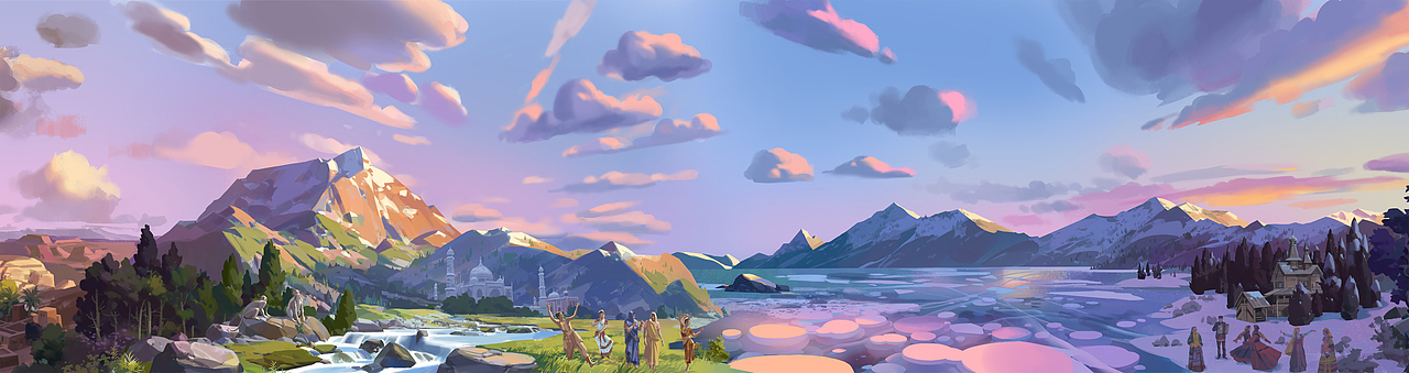 科大讯飞——世界语言江山图（图ZMzI0NTA1MzYw） - 商业插画 - 站酷设计师画画的小明I原创素材 - 站酷ZCOOL