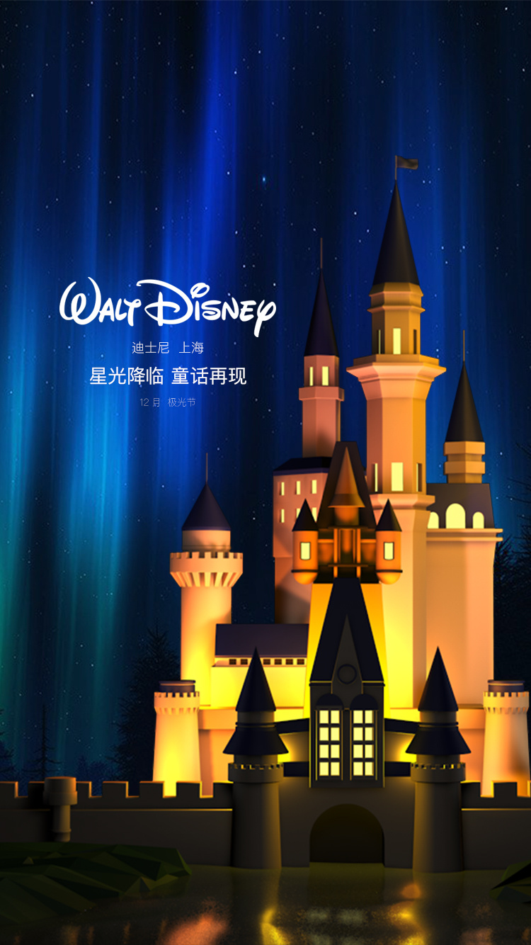 低模也可以c4d效果图迪士尼城堡设计