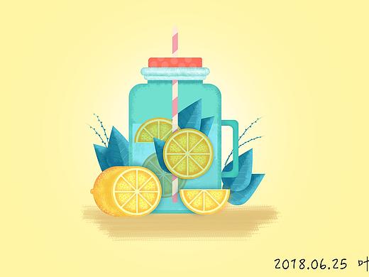 ps临摹-柠檬水（个人主页-ZMjkyNDM2Mjg=） - 其他 - 站酷设计师一个小菜包原创素材 - 站酷ZCOOL