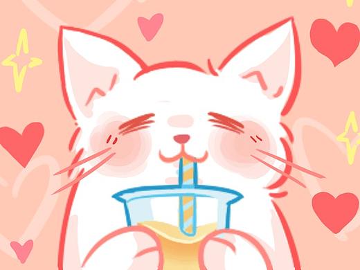 奶茶喵喵表情包（个人主页-ZMzcxNTQzNzI=） - 网络表情 - 站酷设计师不明又原创素材 - 站酷ZCOOL