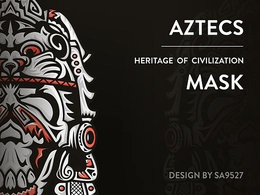 SA9527-阿茲特克文化 . 面具的故事（個人主頁-ZMzEwNjYxNDA=） - 其他平面 - 站酷設(shè)計(jì)師迎風(fēng)而行in原創(chuàng)素材 - 站酷ZCOOL