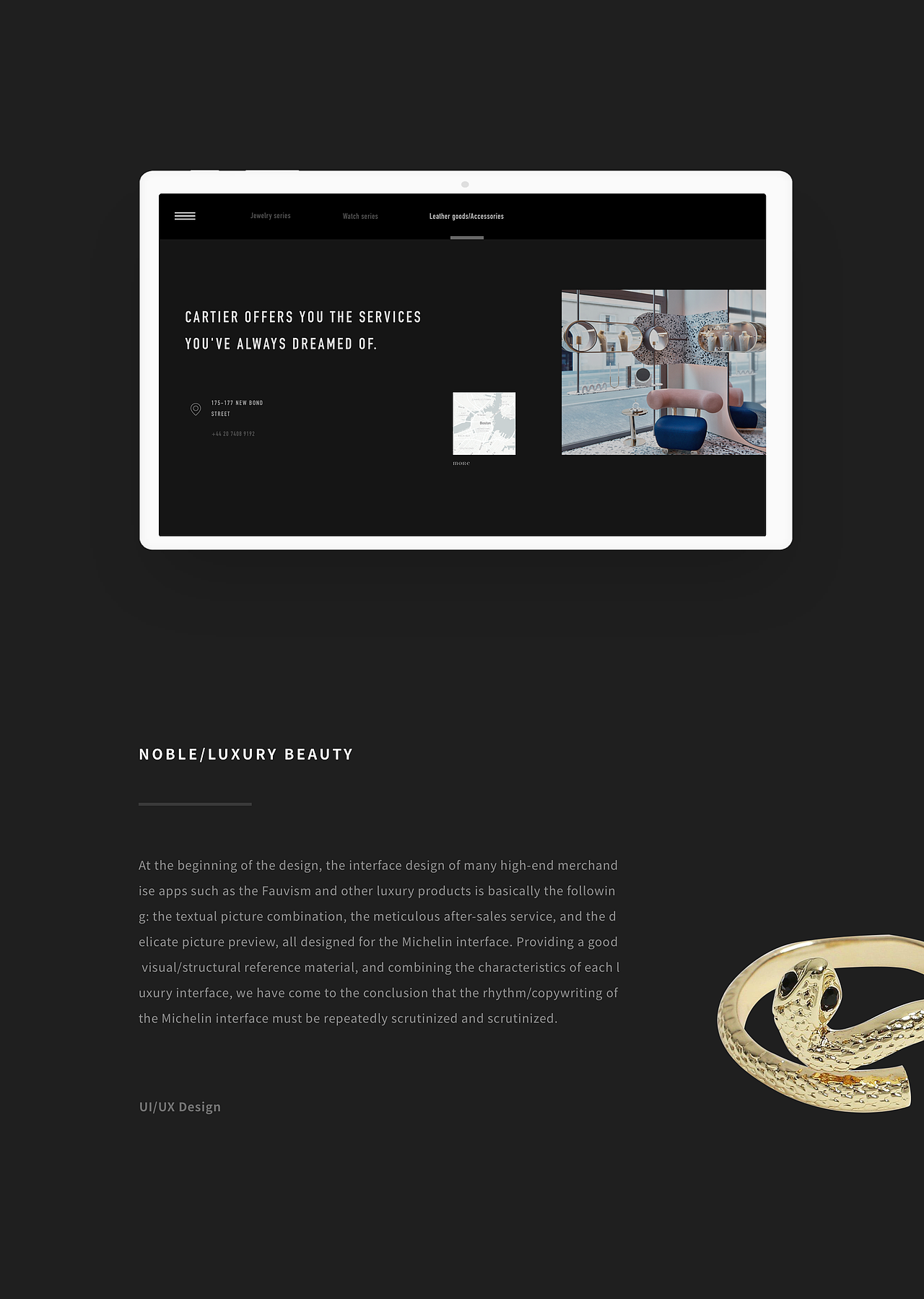 「卡地亚Cartier」网页端/移动端界面设计（图ZMTU4NjQ0MjY0） - APP界面 - 站酷设计师CarrollSong原创素材 - 站酷ZCOOL