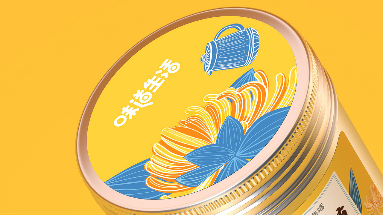礼想抱福｜金丝皇菊 / 包装设计（图ZMjUzOTExMzky） - 包装 - 站酷设计师饺子爸爸做设计原创素材 - 站酷ZCOOL