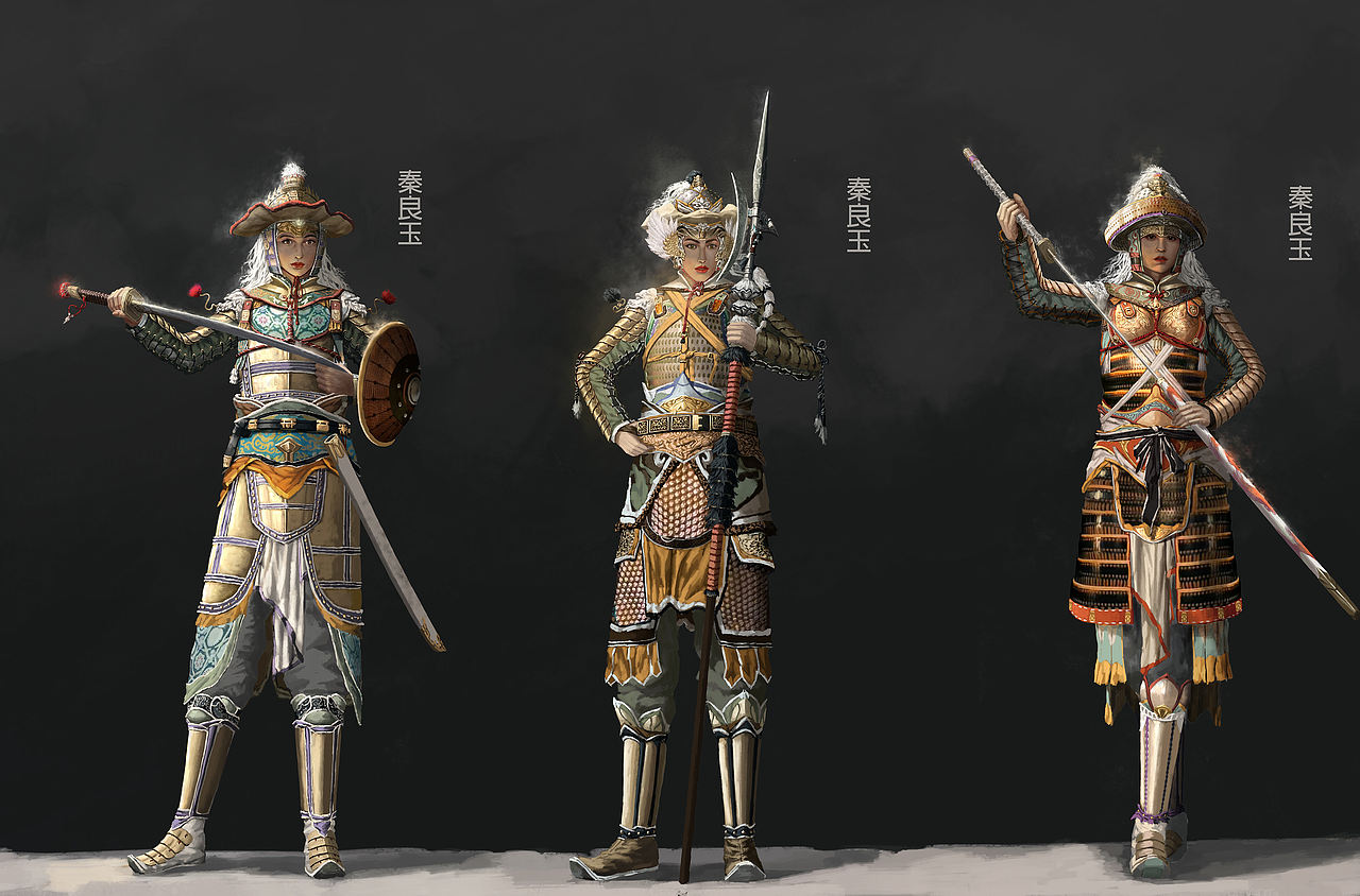 秦良玉（图ZMjgyNjA0NDQ4） - 概念设定 - 站酷设计师Amianjuan88原创素材 - 站酷ZCOOL