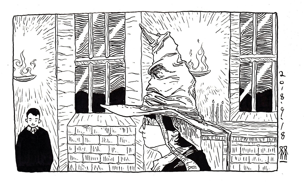 要在茫茫人海中找到自己（图ZMTM0NjE3MjU2） - 单幅漫画 - 站酷设计师李安朔原创素材 - 站酷ZCOOL