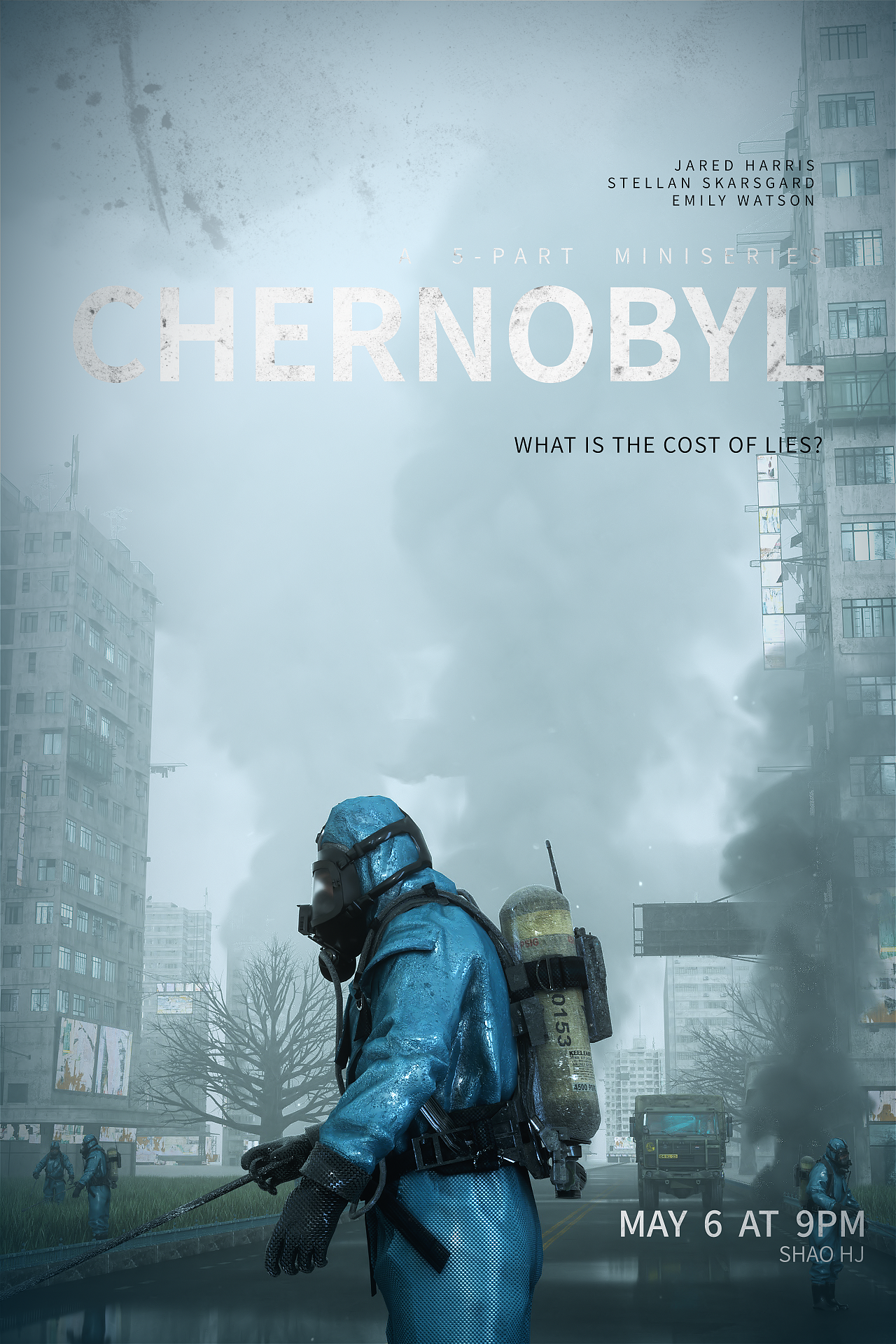 HBO 切尔诺贝利 海报三维表现（图ZMTYxMTc2OTY4） - 人物/生物 - 站酷设计师SEVENA東澤原创素材 - 站酷ZCOOL