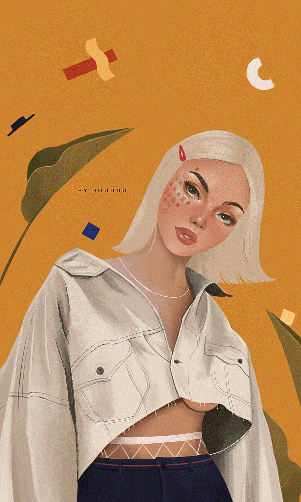 插画练习（图ZMTY3NzgzOTI4） - 创作习作 - 站酷设计师一颗豆粒原创素材 - 站酷ZCOOL