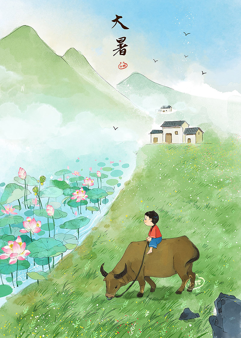 24节气—童年印象完整版(图ZMjQ0MTIyMjQw) - 儿童插画 - 站酷设计师小猪君原创素材 - 站酷ZCOOL