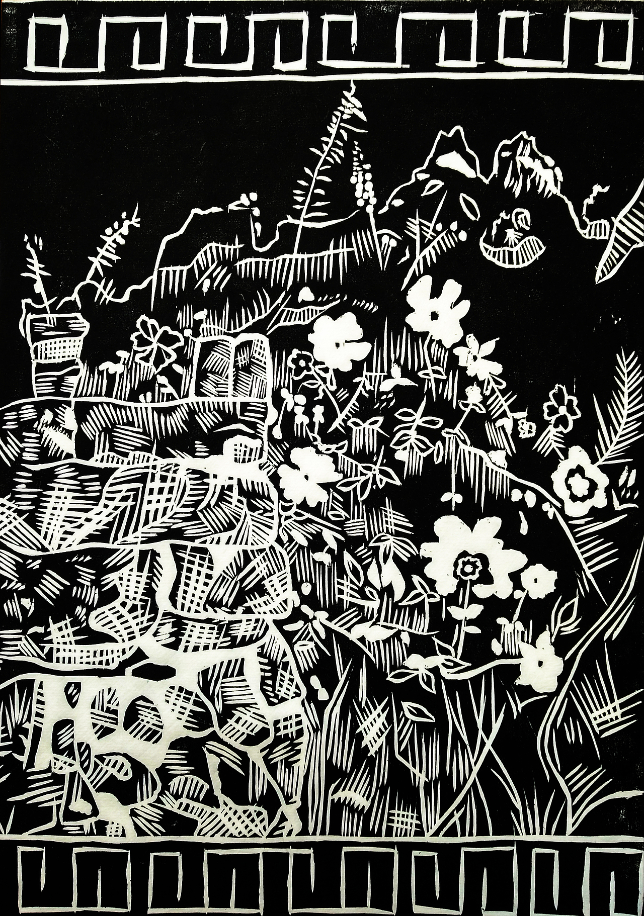 版画（被遗忘的角落)（图ZNTAxODY3MjA=） - 绘画 - 站酷设计师颜颜YYTT原创素材 - 站酷ZCOOL