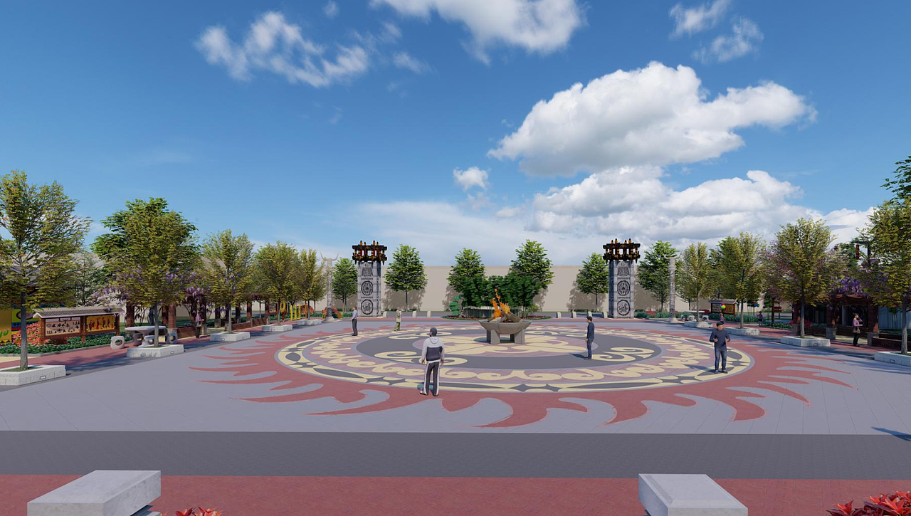 少数民族文化广场初稿