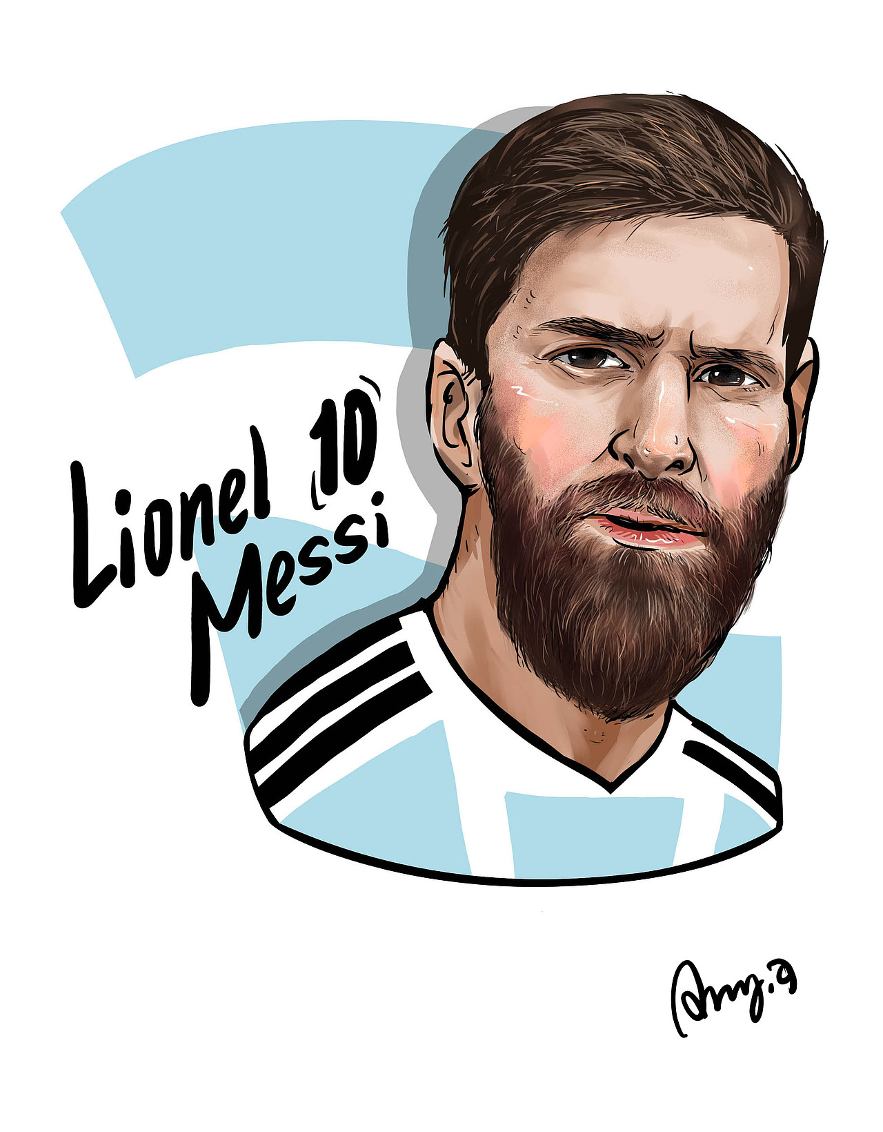 2018世界杯 amy手绘第二波