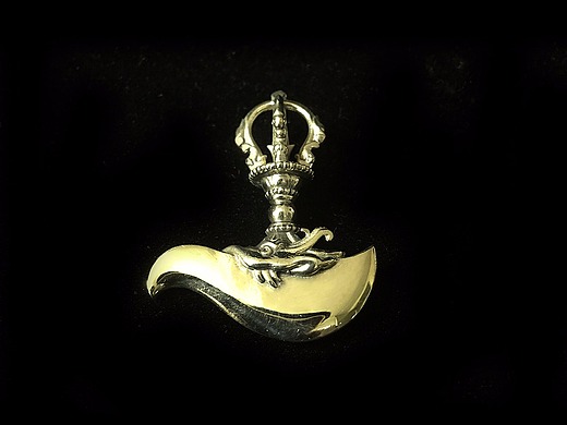 藏传法器金刚斧金刚刀 纯铜精铸金刚斧法器吊坠