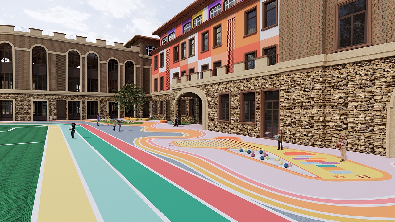 上凡建筑作品优筑巴中映江洲幼儿园