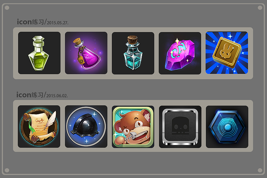 我最近的游戏角色设计和GAMEUI的小练习（图ZMjk0MTM0ODg=） - 独立游戏 - 站酷设计师蔡琪琪原创素材 - 站酷ZCOOL