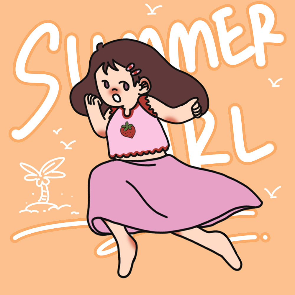 夏日清新（图ZMTYzMzE5MDE2） - 创作习作 - 站酷设计师zionfon原创素材 - 站酷ZCOOL