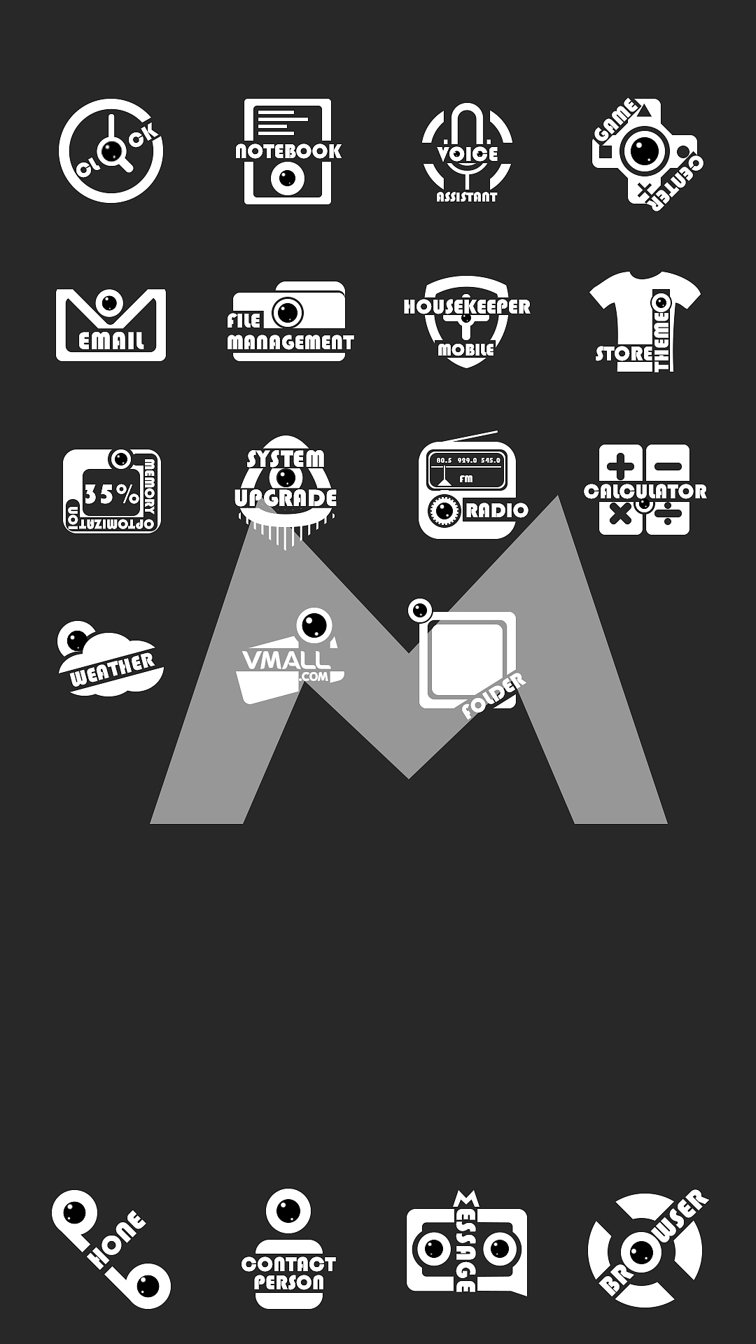 《字母雞》（男版）手機(jī)圖標(biāo)（圖ZNjI3NjI0MjA=） - 主題/皮膚 - 站酷設(shè)計(jì)師菜鳥小UI原創(chuàng)素材 - 站酷ZCOOL