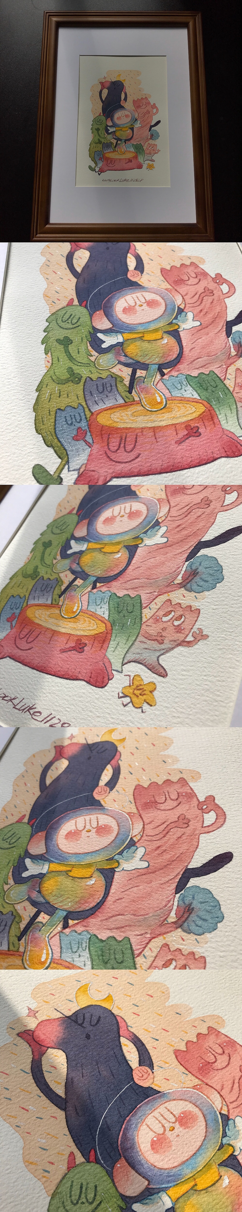 童童与莫尔系列（图ZMTk2MjI4Mjky） - 商业插画 - 站酷设计师陆颗颗ing原创素材 - 站酷ZCOOL