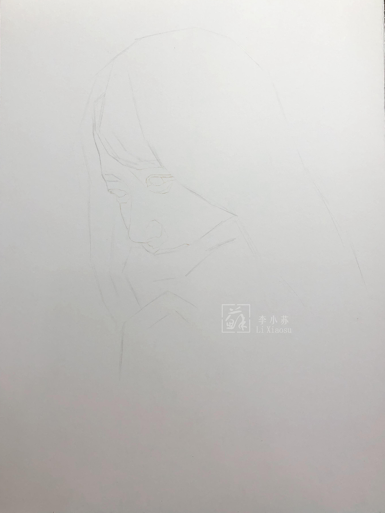 —彩铅炭笔人物（图ZMjE4MTI2MDUy） - 绘画 - 站酷设计师李小蘇原创素材 - 站酷ZCOOL