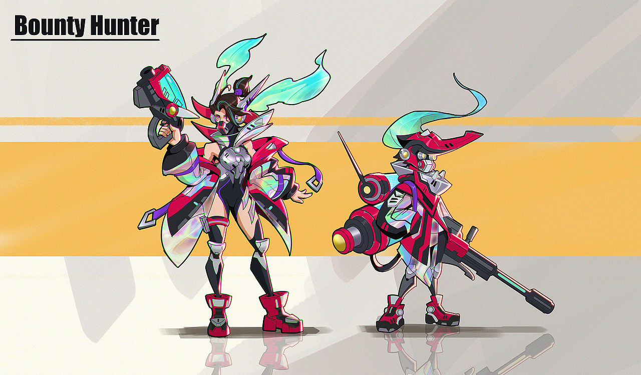 轻科幻风的设计练习