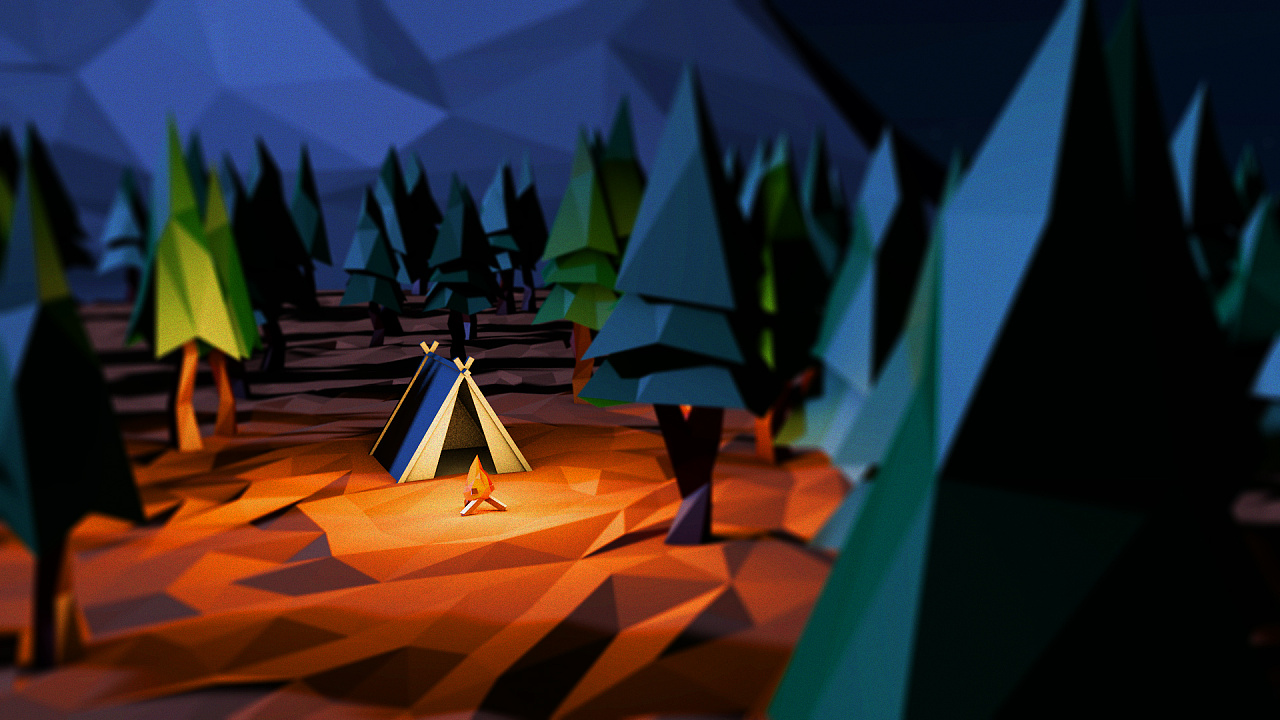 lowpoly风格建模练习