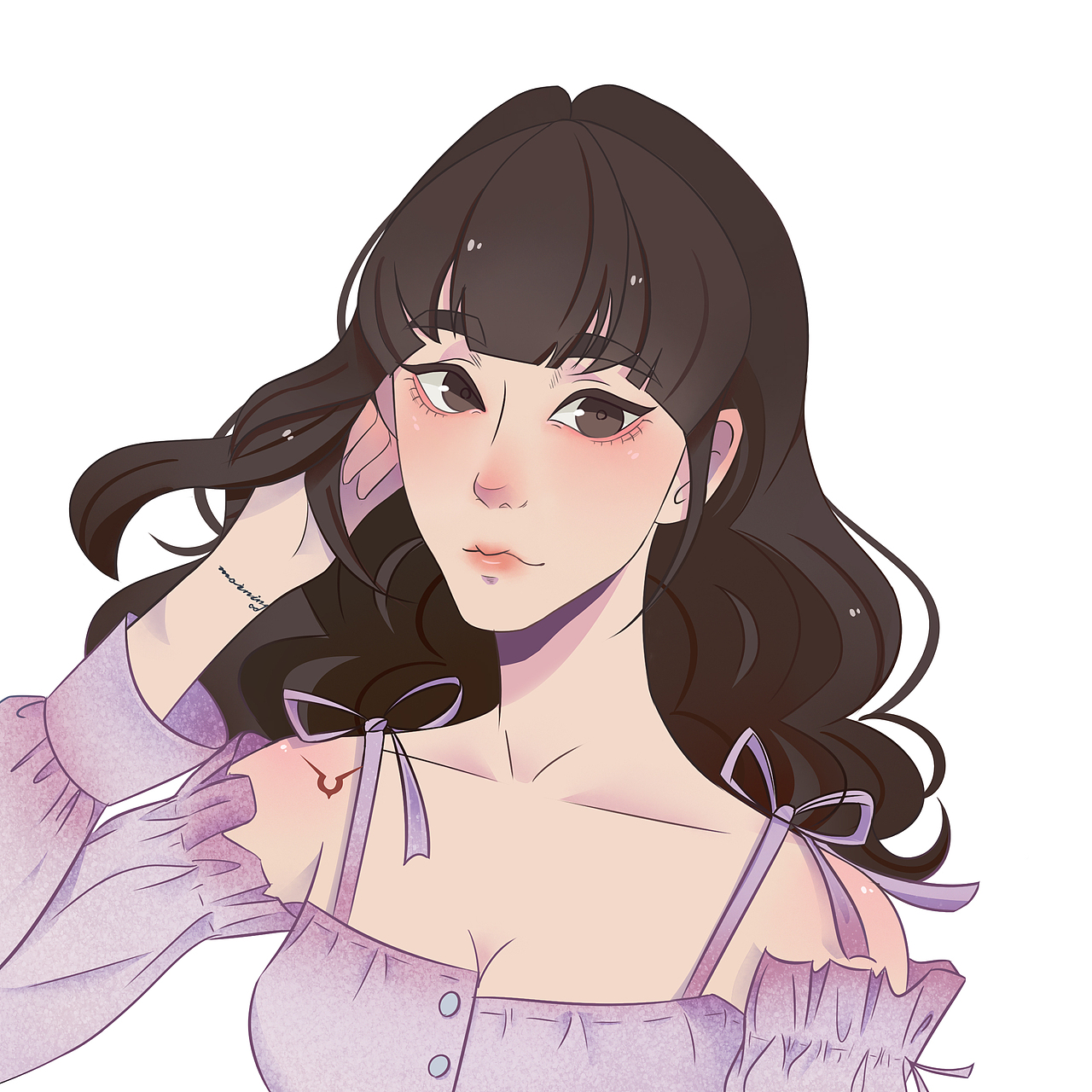 一位仙女头像（图ZMjAyNTQ4NDA4） - 创作习作 - 站酷设计师Fionaxxx原创素材 - 站酷ZCOOL