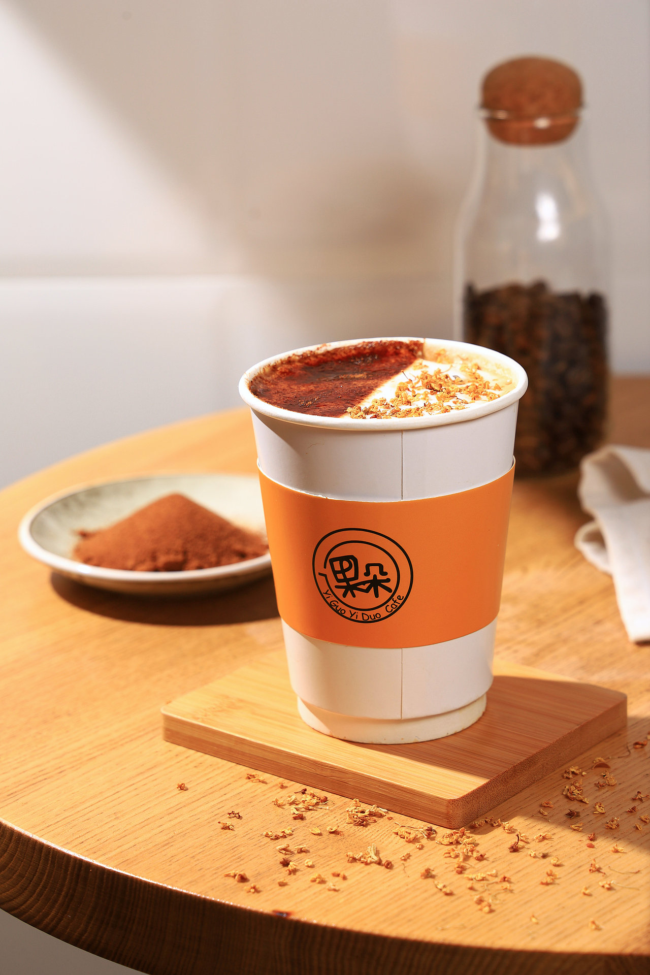 果朵咖啡店饮品拍摄