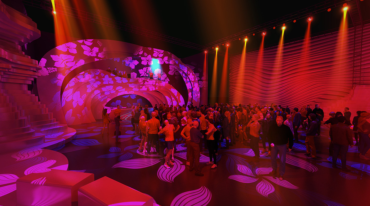 波司登羽绒服秀场|三维|场景|他二叔666 - 原创作品 - 站酷 (zcool)