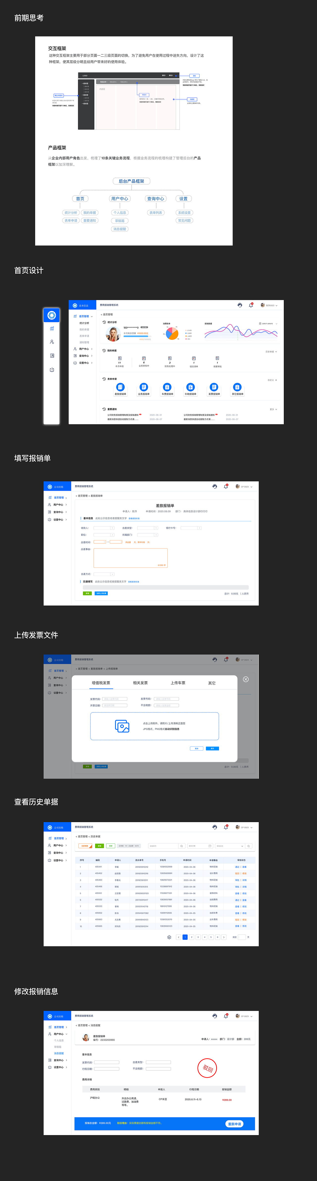 后台报销系统（图ZMjIzNjE1MDEy） - 交互/UE - 站酷设计师月光生锈原创素材 - 站酷ZCOOL