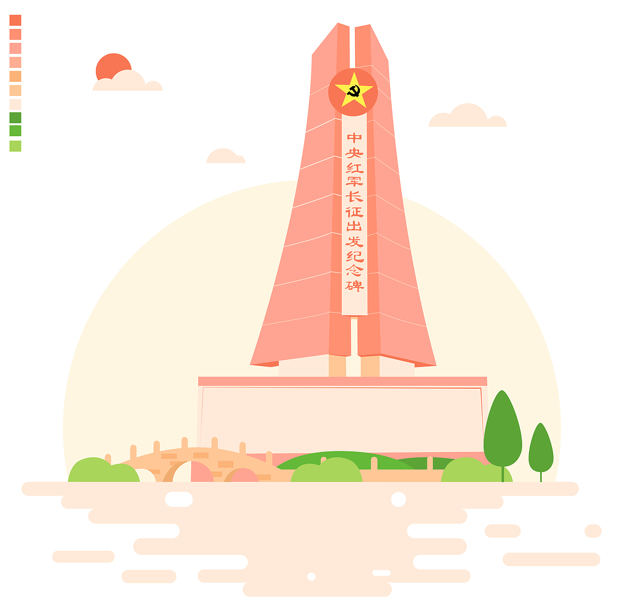 家乡的建筑（图ZMjI4NDU3Mzg4） - 艺术插画 - 站酷设计师惠苒star原创素材 - 站酷ZCOOL