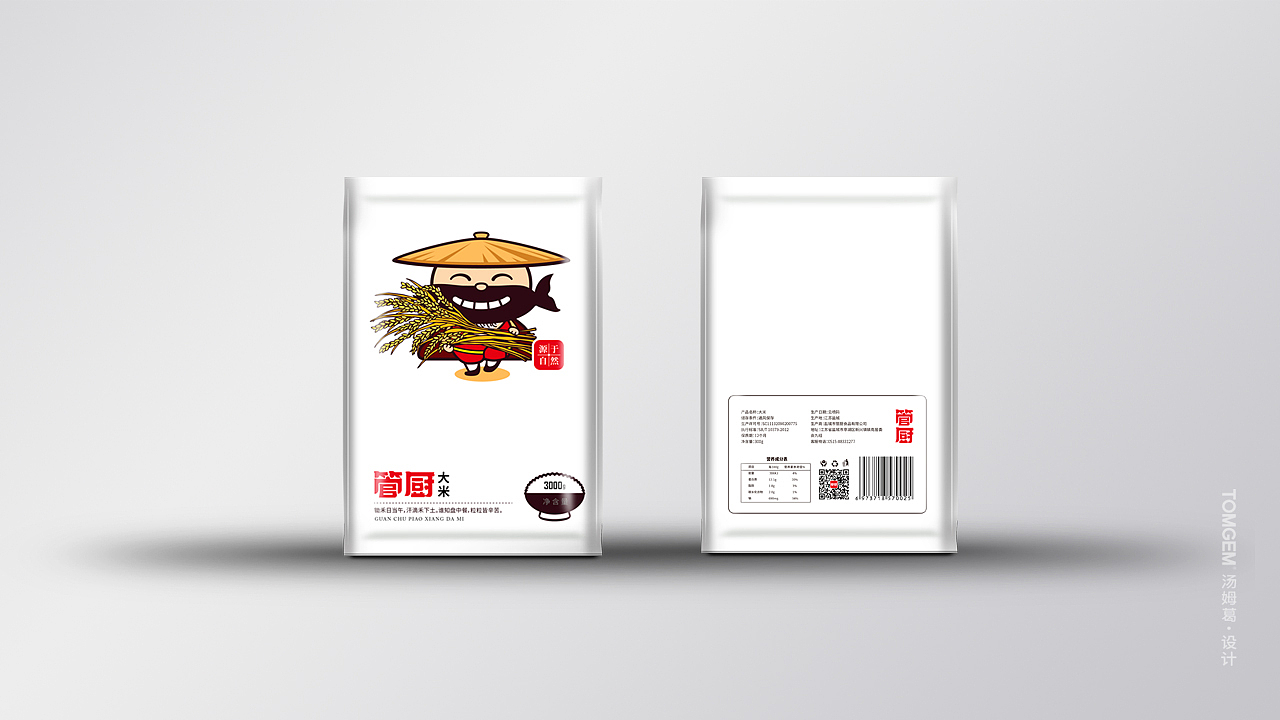 大米包装设计----盐城汤姆葛品牌包装全案策划&设计