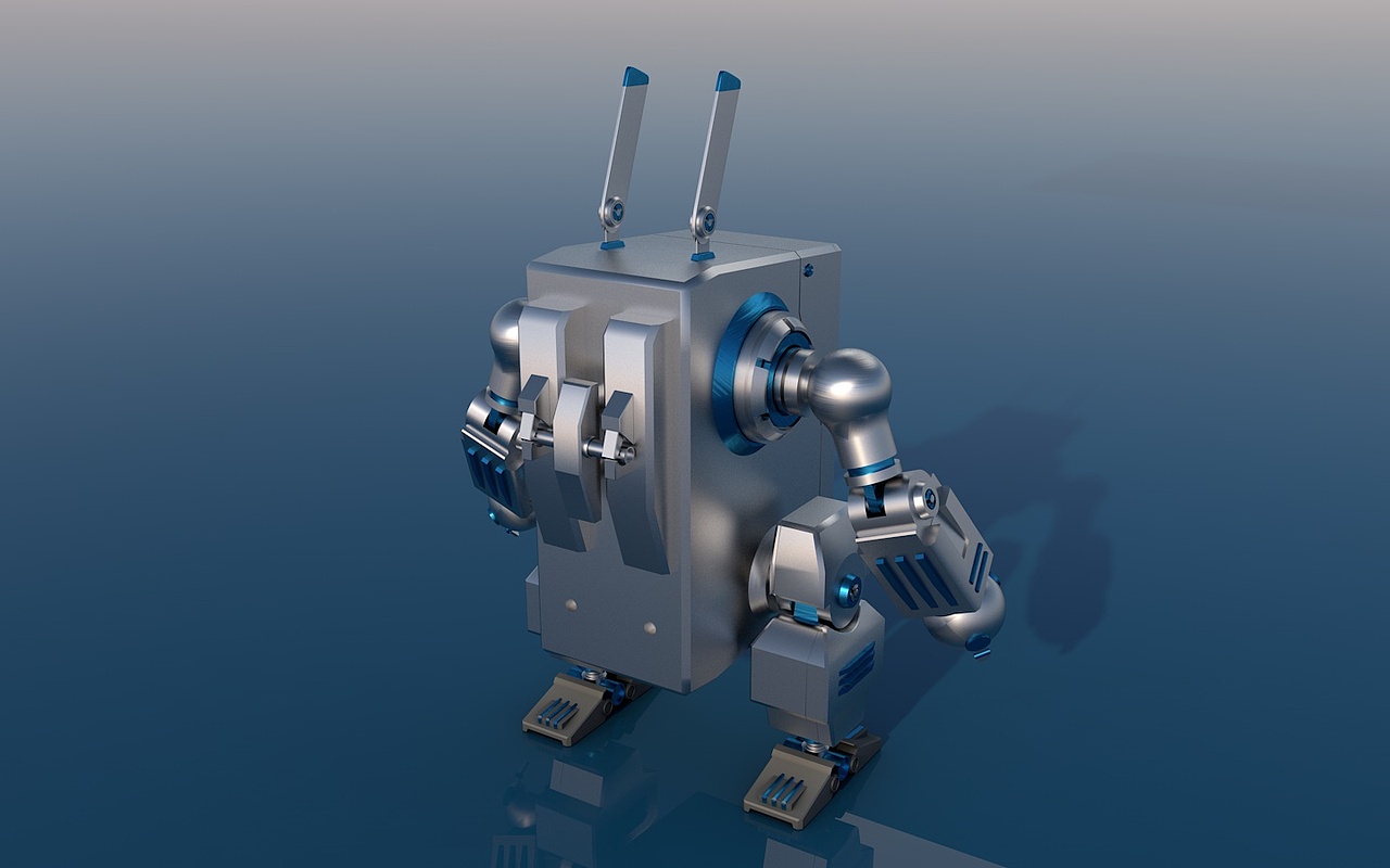 C4D-临摹-机器人