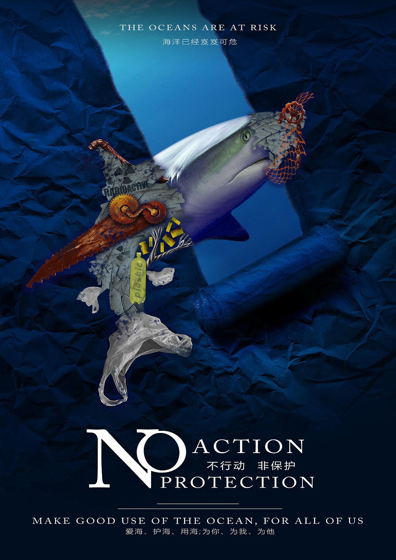NO  action,NO  protection——鲨鱼