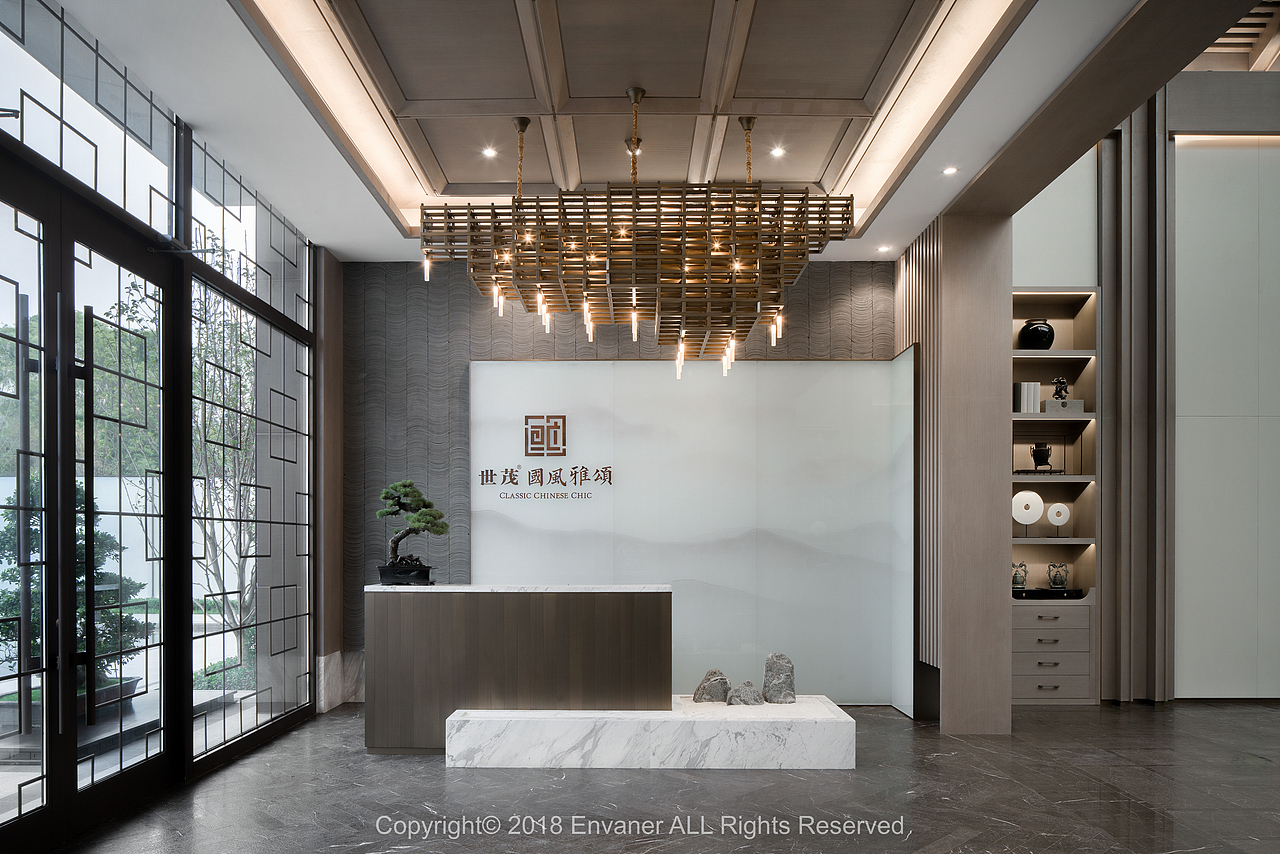 【恩万建筑摄影】天津世贸国风雅颂售楼处（图ZMTI2NzQ4NzA0） - 环境/建筑摄影 - 站酷设计师ENVSTU原创素材 - 站酷ZCOOL