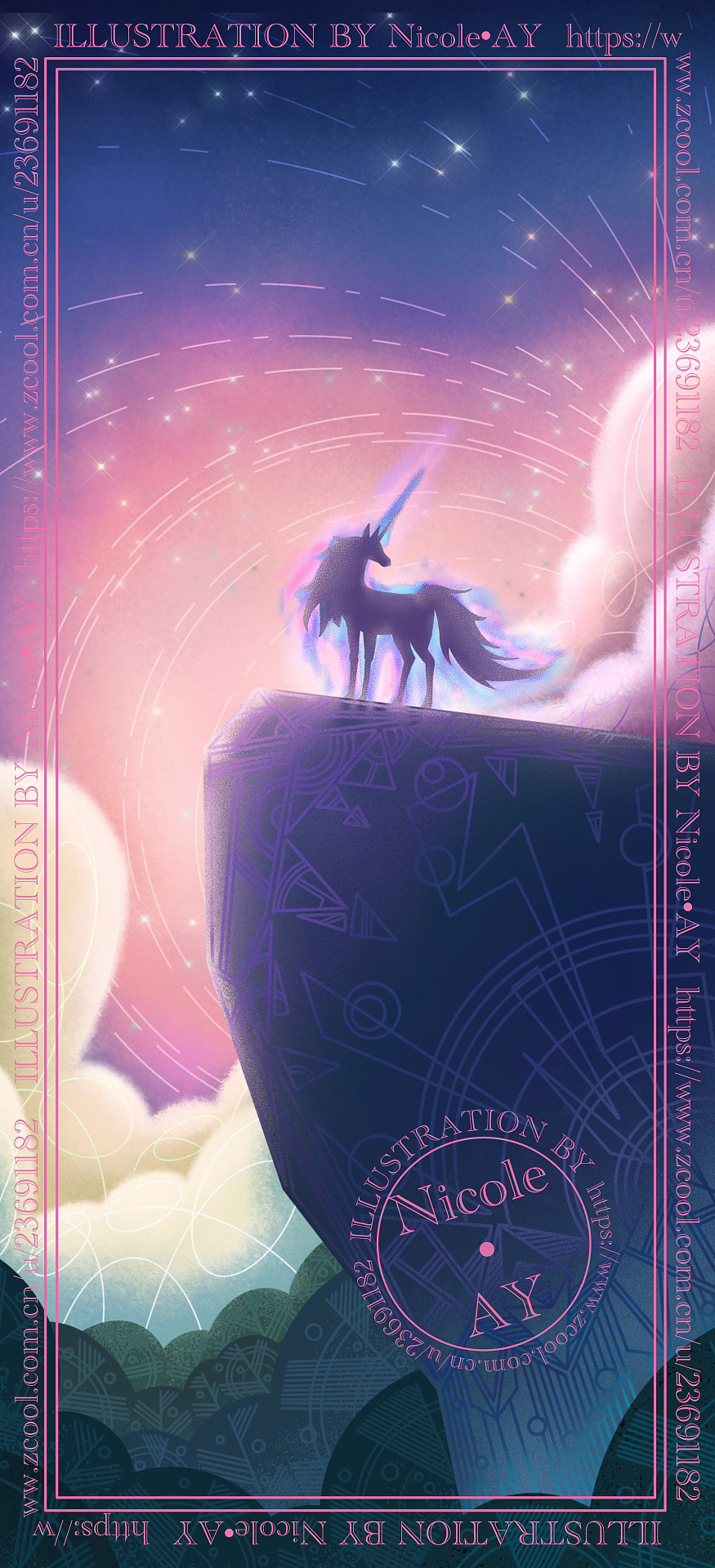 独角之旅（图ZMzI0OTc1OTg0） - 创作习作 - 站酷设计师Nicole_Ay原创素材 - 站酷ZCOOL