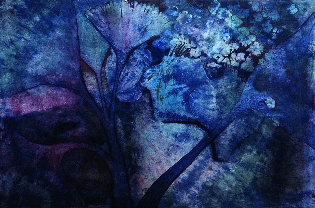 【现代蜡染】紫叶