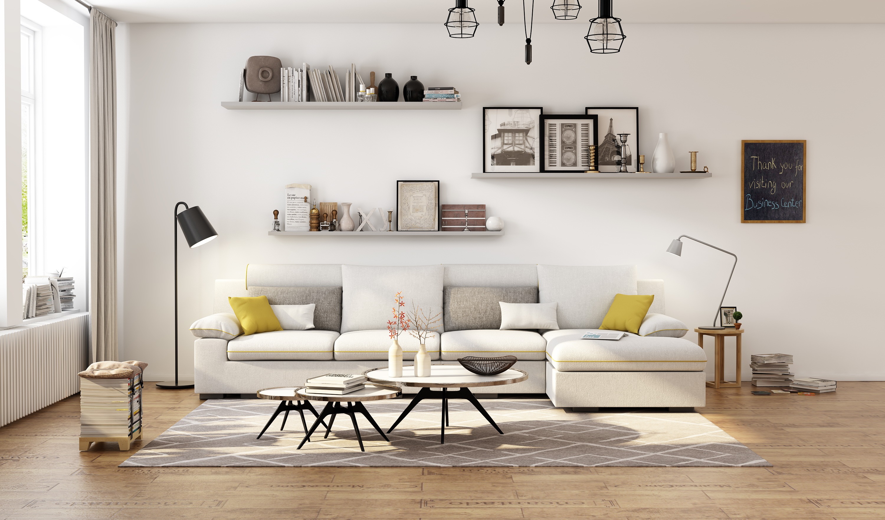 新中式沙发组合北欧多人沙发美式沙发组合|空间|室内设计|憨豆小姐 - 原创作品 - 站酷 (ZCOOL)