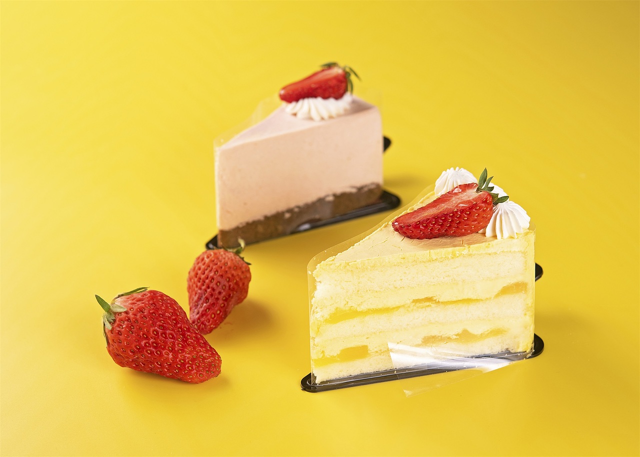 甜点系列小蛋糕舒芙蕾慕斯盒子