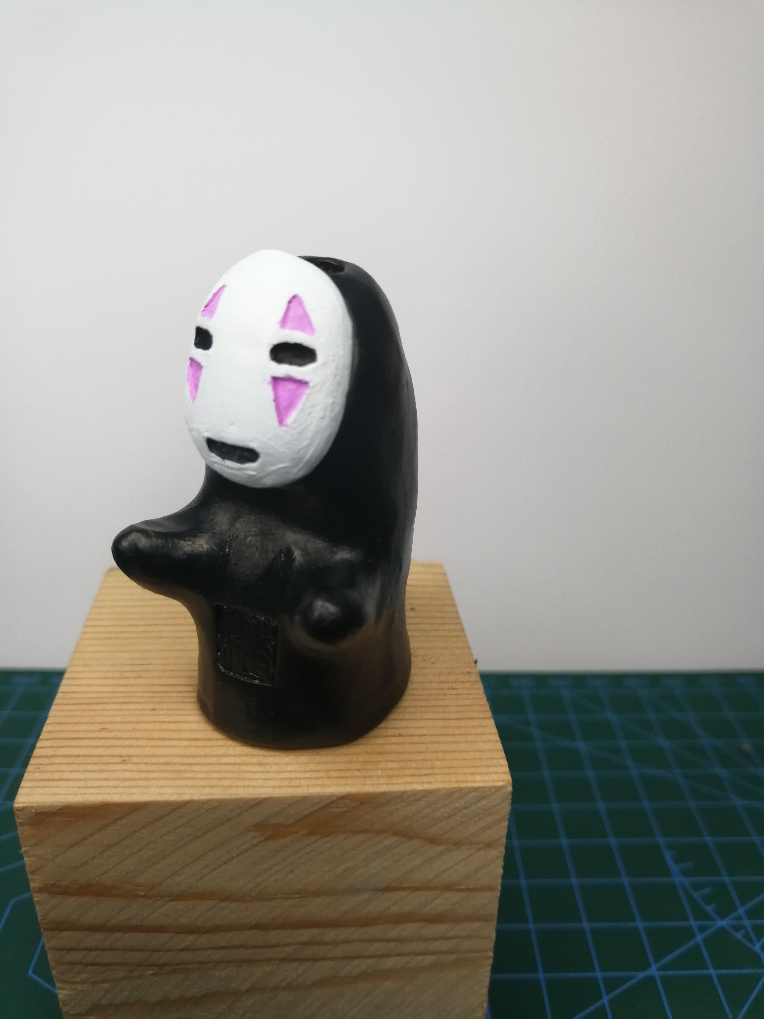 无脸男泥塑的制作与彩塑过程——塑新斋泥塑教程