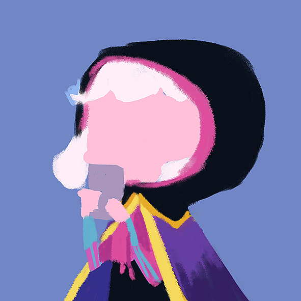 电动少女（步骤图）（图ZMTk2MjQ4NDAw） - 儿童插画 - 站酷设计师韩白白sylvia原创素材 - 站酷ZCOOL