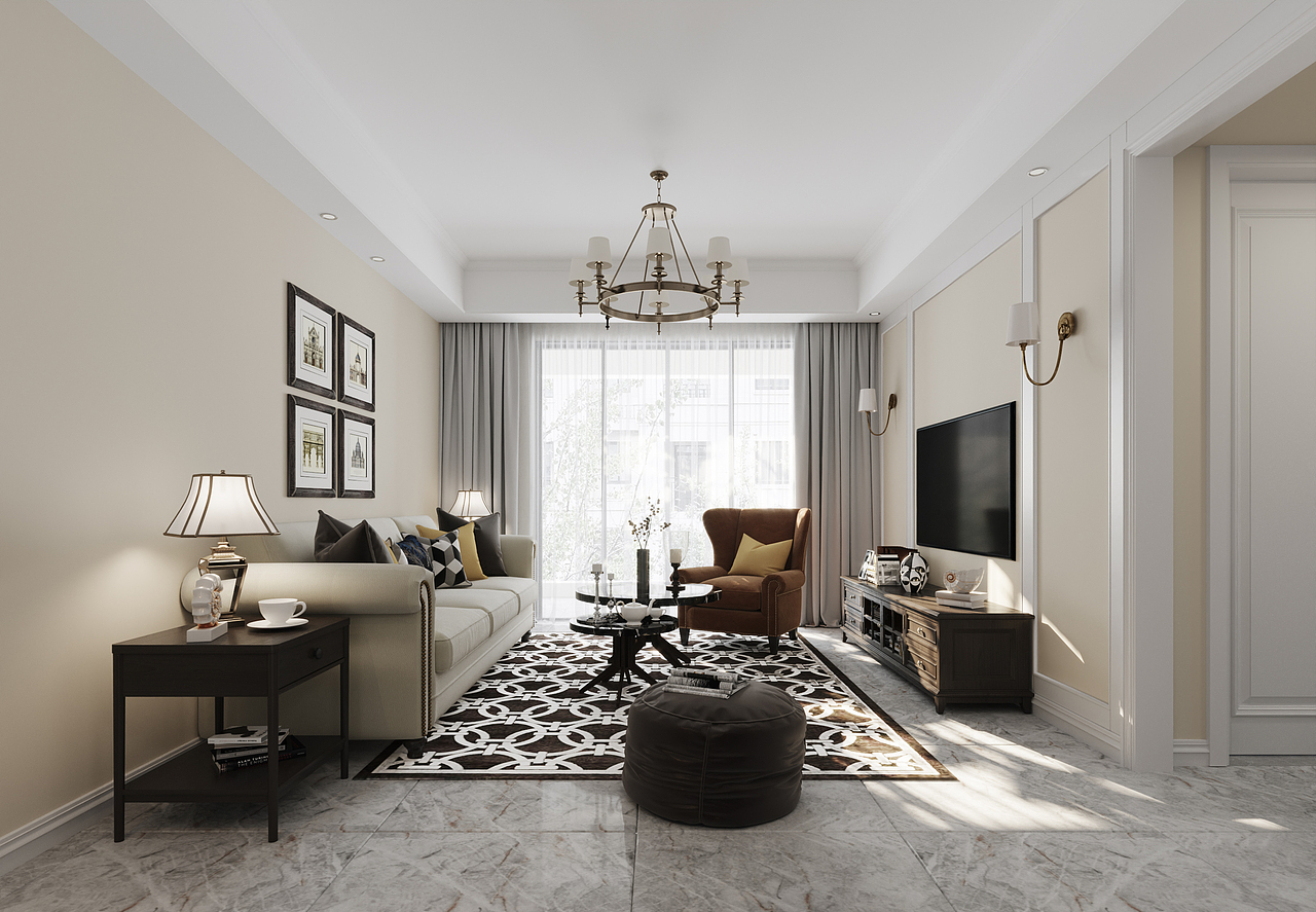 现代空间表现（图ZMjQ1NDAwMTU2） - 家装设计 - 站酷设计师憨豆呀原创素材 - 站酷ZCOOL