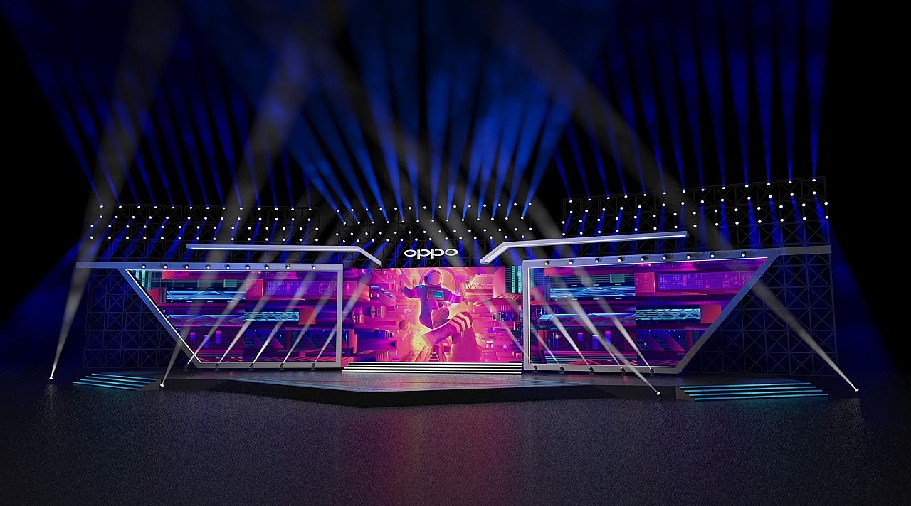 舞台设计 舞美 3d效果图