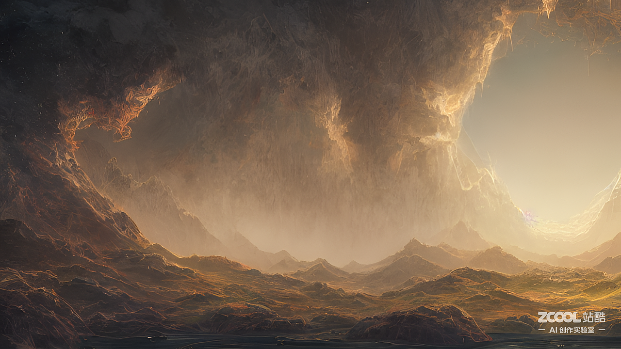 #AI创作实验室#神秘的乌托邦（图ZMzIyMDYyODg0） - AI作品 - 站酷设计师铭狐890516原创素材 - 站酷ZCOOL