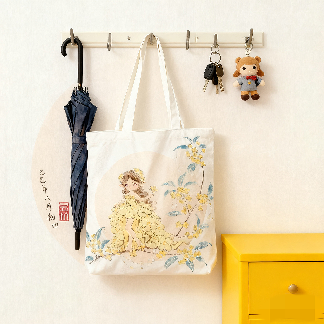十二花神半合集:菊花、桂花、芙蓉花、桃花、荷花鸢尾