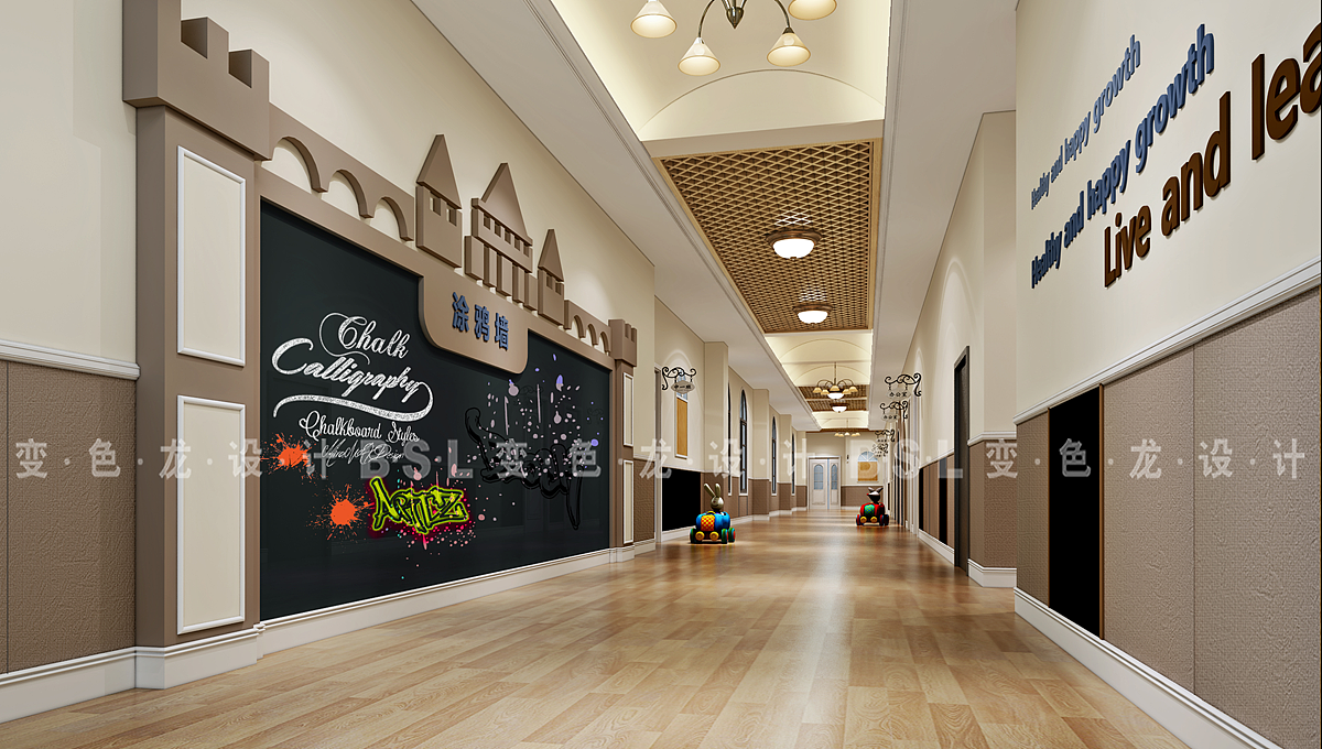 好看的欧式城堡形象幼儿园设计-东莞颐龙湾幼儿园（图ZMTE5MzYwOTky） - 家装设计 - 站酷设计师变色龙设计原创素材 - 站酷ZCOOL