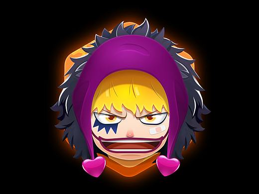 海贼王风格图标练习！one-piece! ——柯拉松