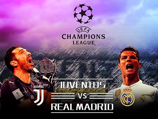 尤文图斯对阵皇马海报