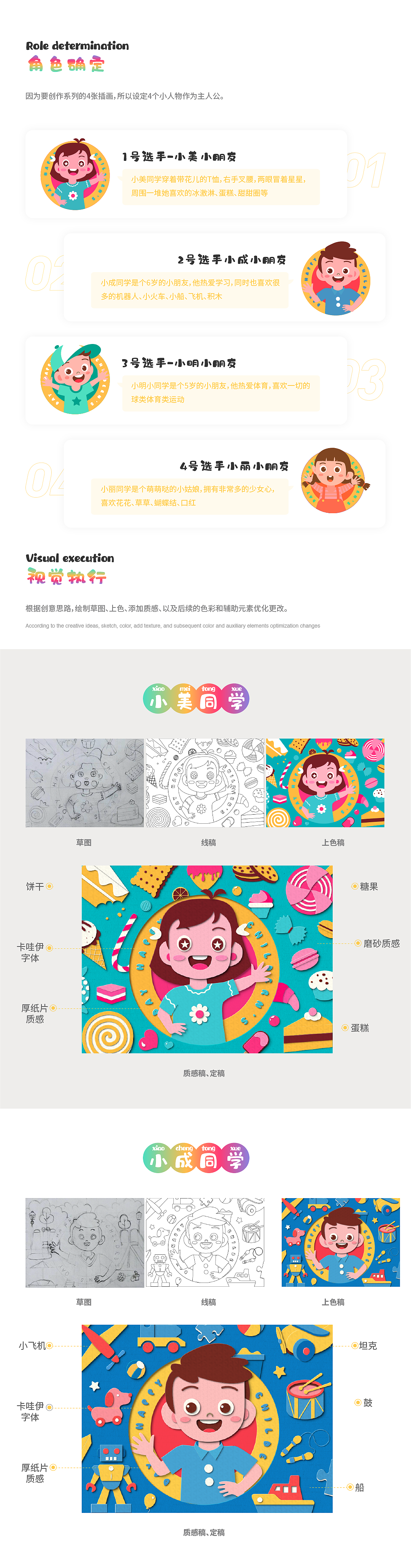 六一儿童节系列插画创作（图ZMjYzNDg2ODIw） - 闪屏/壁纸 - 站酷设计师中重稀土原创素材 - 站酷ZCOOL