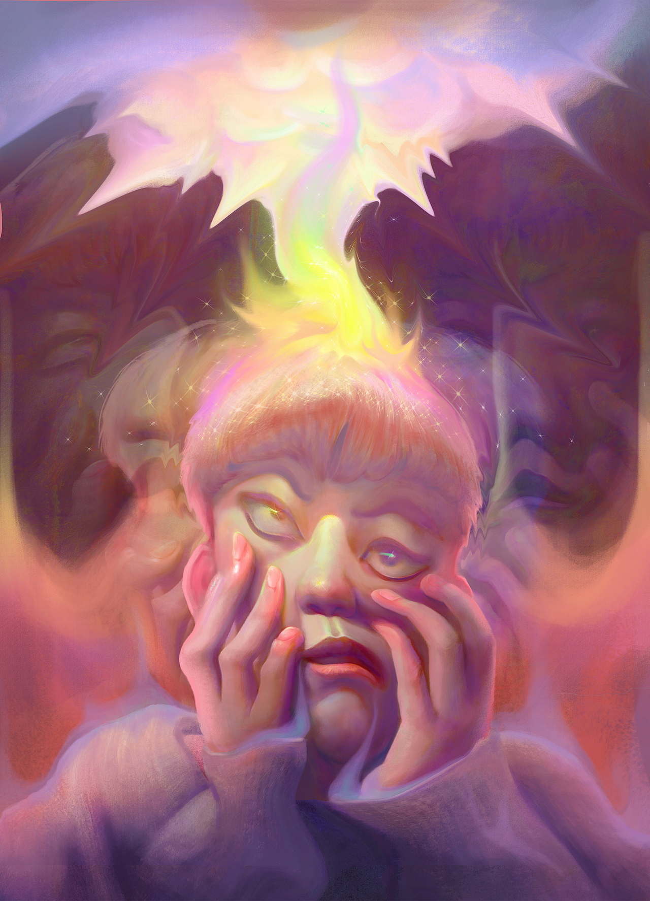 唯美创意 人物插画 合集