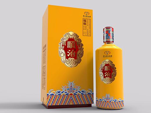 顺治白酒包装设计
