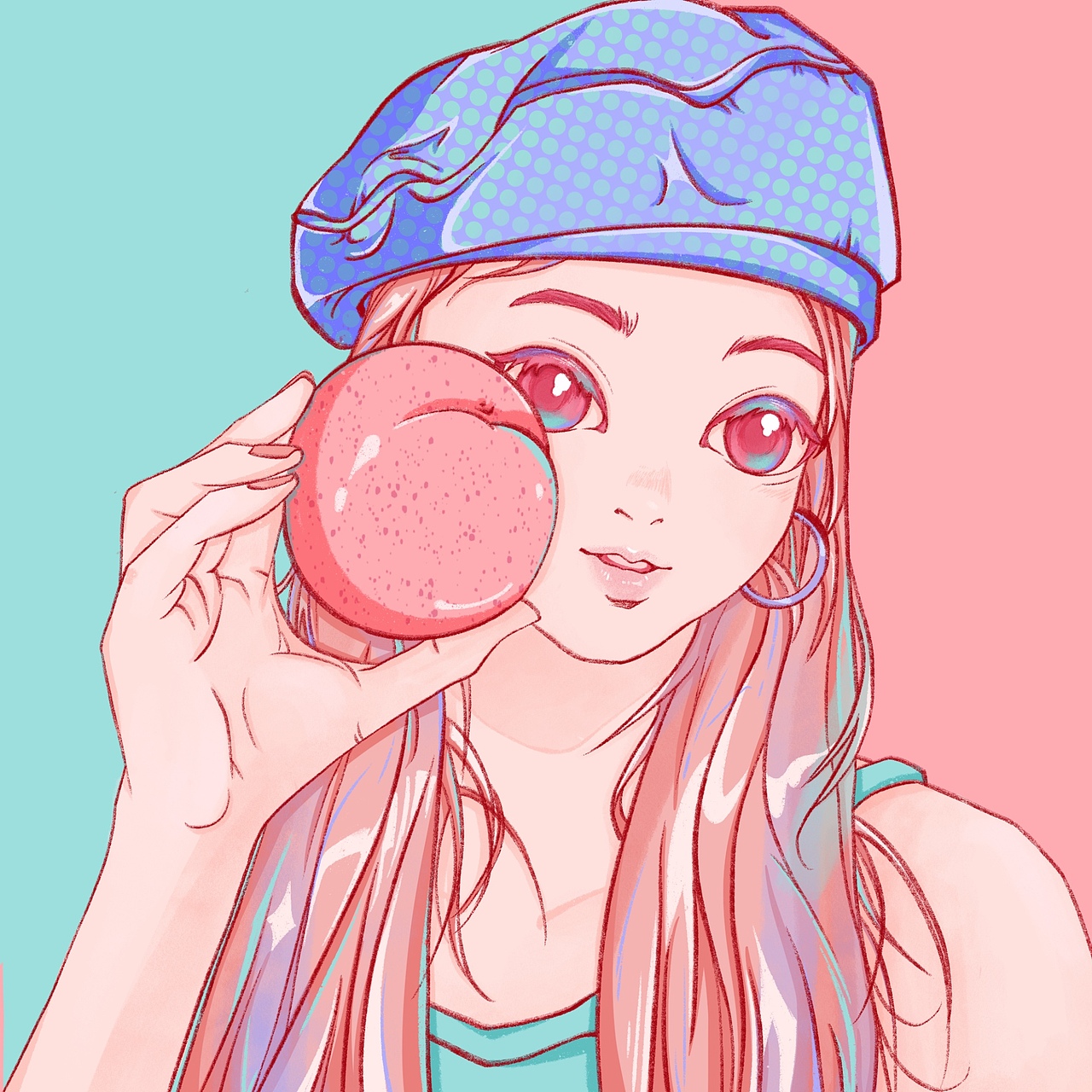 美女九宫格（图ZMjkzMTExNzky） - 商业插画 - 站酷设计师没脾气咧原创素材 - 站酷ZCOOL